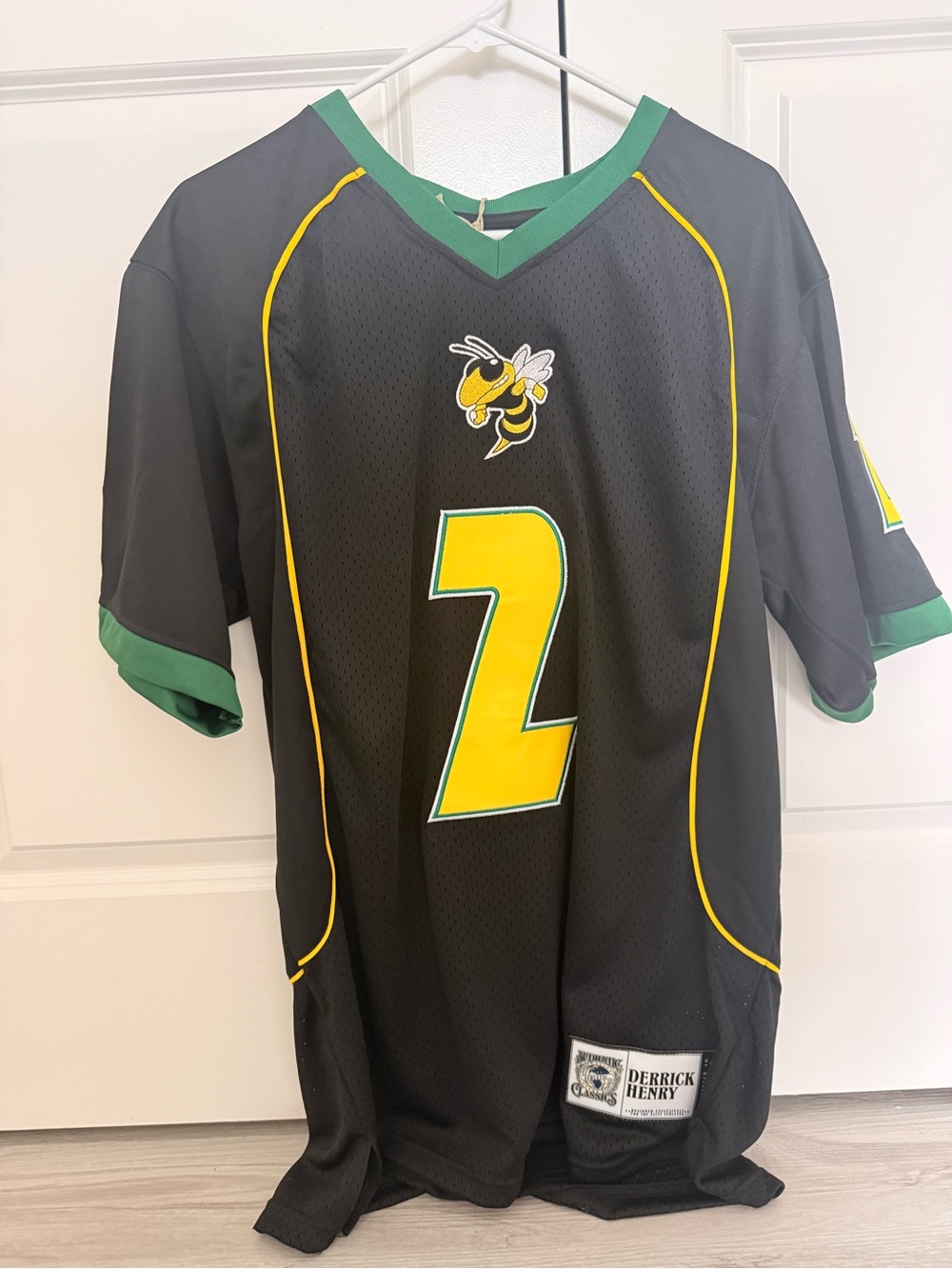 Derrick Henry High School Football, Black & Yellow Football Jersey